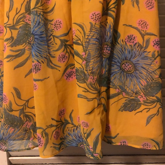 ☀️Madewell | Sweet Grass Ruffle Sleeve Dress | 4 - Picture 9 of 15